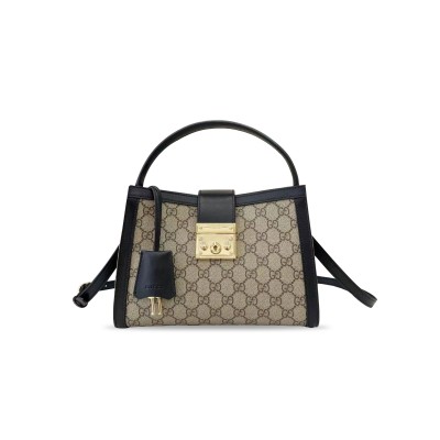 GUCCI PADLOCK FABRIC MEDIUM SHOULDER BAG ‎838992 (25.5*17.5*10cm)